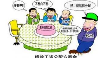 事业单位绩效工资分配方案